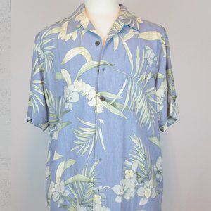 Tommy Bahama Short-Sleeve Silk Hawaiian Shirt Large L